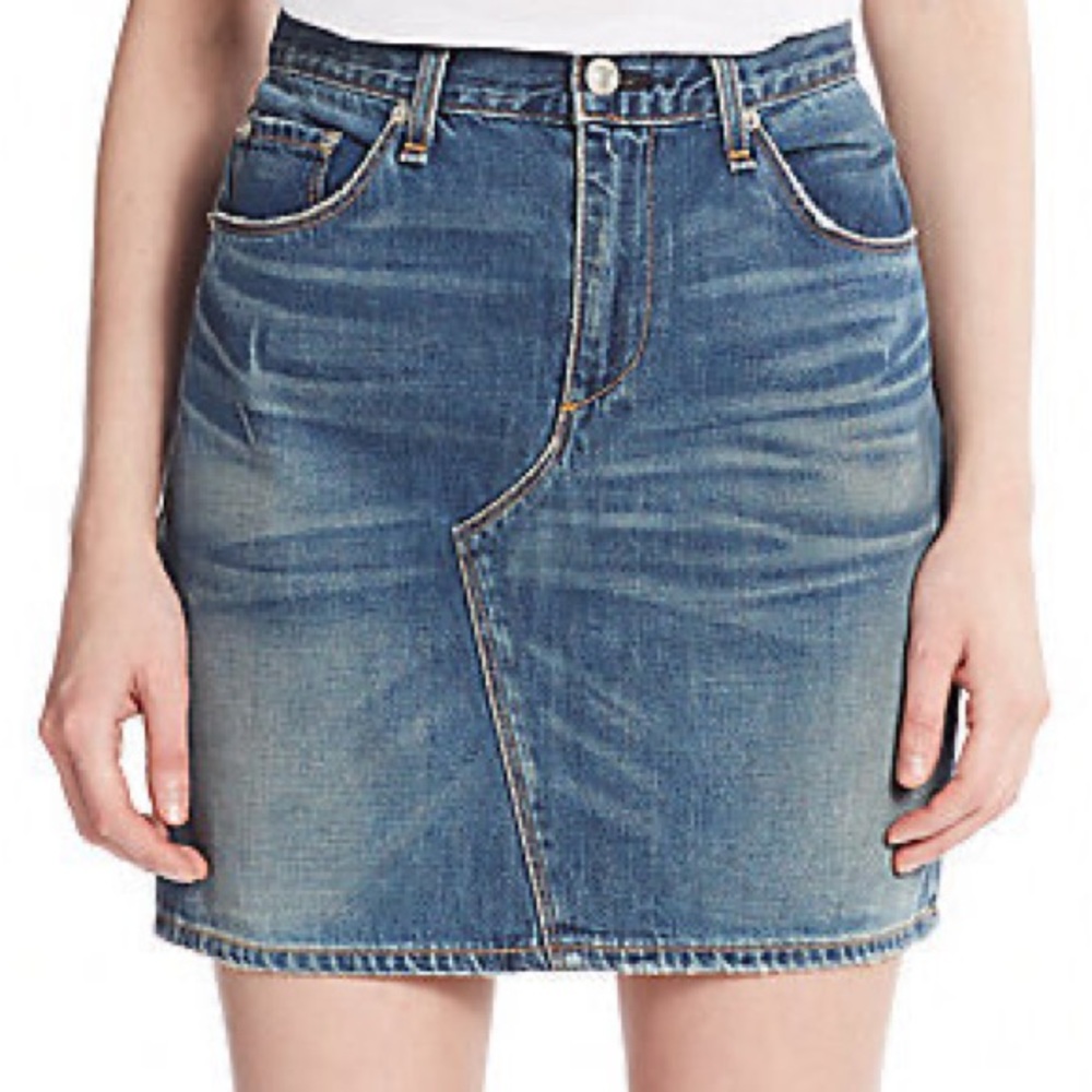 RAG & BONE MINI DENIM SKIRT